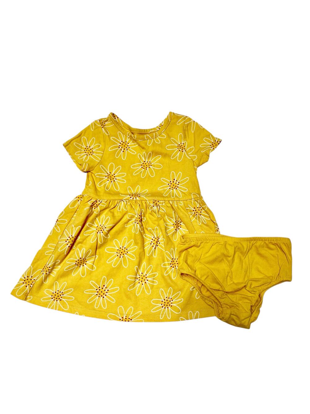 Cat & Jack Floral Print Dress and Bloomers Size 18m